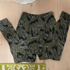 NWT Just Cavalli tiger print pants